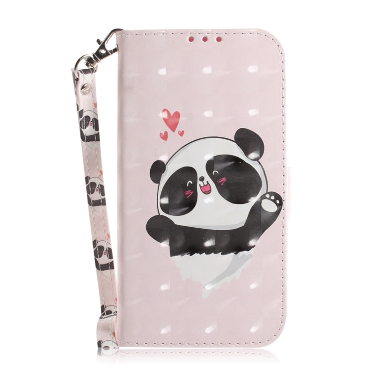 3D Colored Drawing Heart Panda Pattern Horizontal Flip Leather Case for Asus Zenfone Max (M2) ZB633KL, with Holder & Card Slots & Wallet, For Asus Zenfone Max (M2) ZB633KL