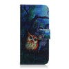 Oil Painting Owl Pattern Coloured Drawing Horizontal Flip Leather Case for Asus Zenfone Max Plus (M1) ZB570TL, with Holder & Card Slots & Wallet, For Asus Zenfone Max Plus (M1) ZB570TL