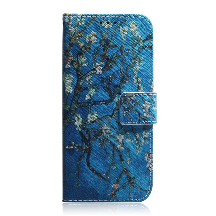 Apricot Flower Pattern Coloured Drawing Horizontal Flip Leather Case for Asus Zenfone Max Plus (M1) ZB570TL, with Holder & Card Slots & Wallet, For Asus Zenfone Max Plus (M1) ZB570TL