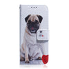 Pug Pattern Coloured Drawing Horizontal Flip Leather Case for Asus Zenfone Max Pro (M1) ZB601KL, with Holder & Card Slots & Wallet, For Asus Zenfone Max Pro (M1) ZB601KL