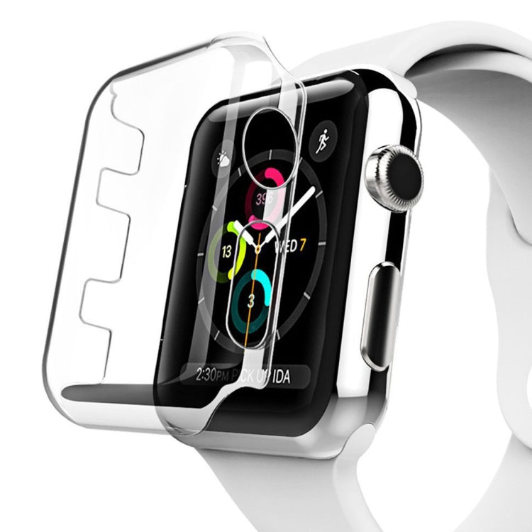 For Apple Watch Series 3 42mm Transparent PC Protective Case, Series 3 42mm