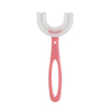 10 PCS U-shaped Children Baby Hand-held Soft Toothbrush Brushing