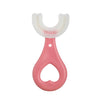 U-shaped Children Baby Hand-held Soft Toothbrush Brushing Artifact