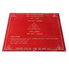 MK2B Heated Bed Prusa Soldered Resistor & LED for Reprap, Mendel