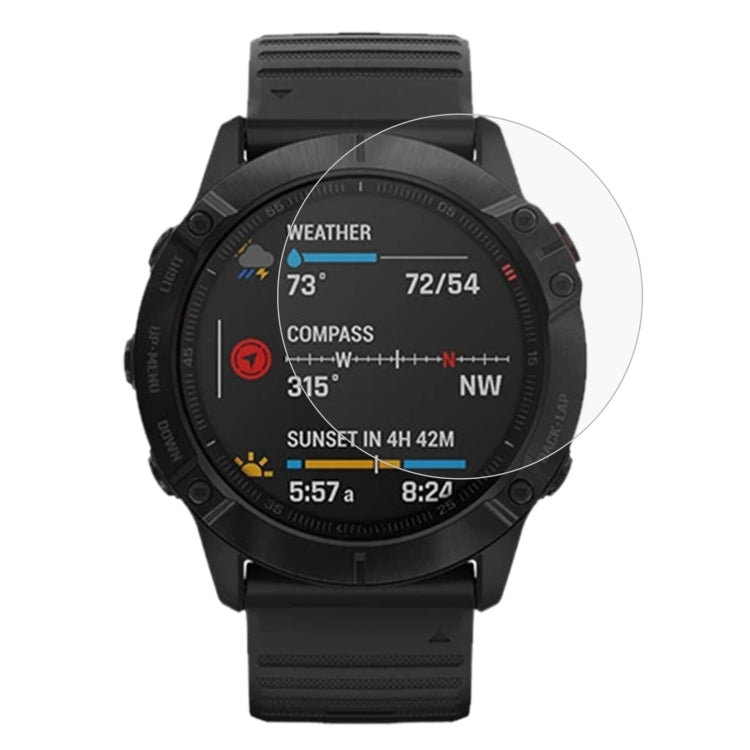 For Garmin Fenix 6 Pro 0.26mm 2.5D 9H Tempered Glass Film Screen