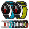 Double Colour Silicone Sport Watch Band for Xiaomi Huami Amazfit Bip Lite Version 22mm