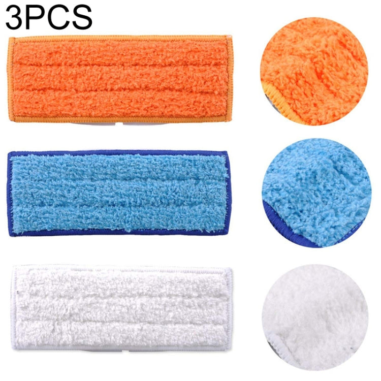 3 PCS Reusable Replacement Microfiber Mopping Cloth Wet Rag for