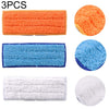 3 PCS Reusable Replacement Microfiber Mopping Cloth Wet Rag for