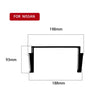 For Nissan 350Z 2003-2009 Car Navigation Box Decorative Stickers, Left and Right Drive Universal, Car Navigation Box