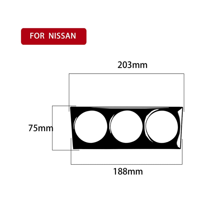 For Nissan 350Z 2003-2009 Car Air Conditioning Adjustment Decorative Stickers, Left and Right Drive Universal, Car Air Conditioning Adjustment