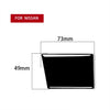 For Nissan 350Z 2003-2009 Car Co-pilot Storage Compartment Lock Decorative Stickers, Right Drive, Storage Compartment Lock, Right Drive