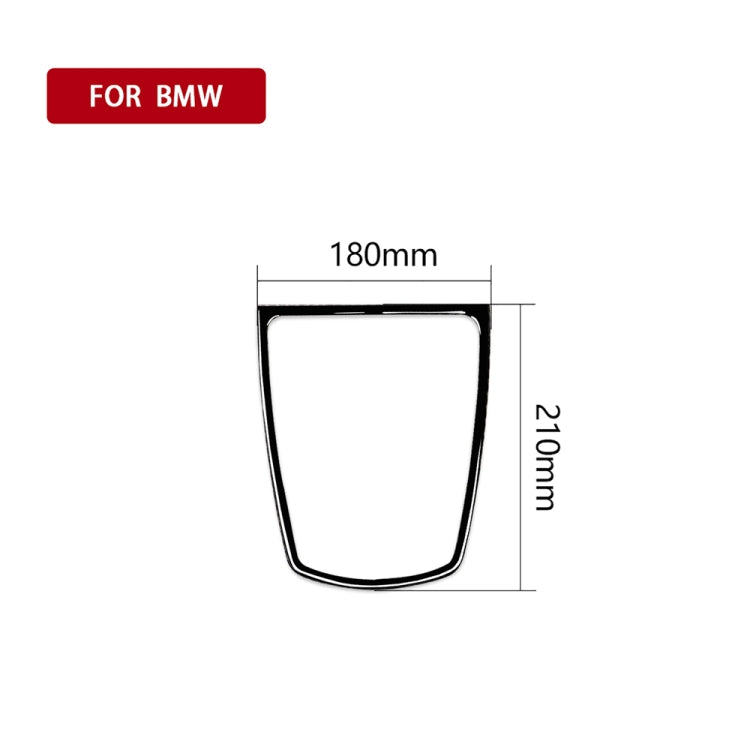 For BMW 5 Series F10 2011-2017 Car Instrument Big Horn Frame Decorative Sticker,Left and Right Drive Universal, Instrument Big Horn Frame