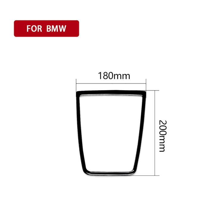 For BMW 5 Series GT F07 2010-2016 Car GT Instrument Big Horn Frame Decorative Sticker,Left and Right Drive Universal, GT Instrument Big Horn Frame