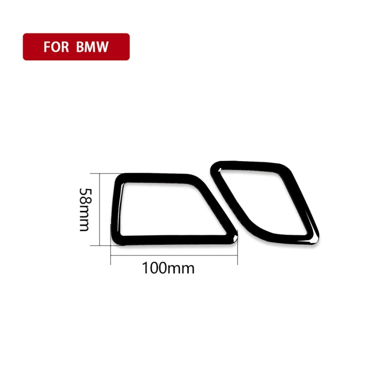 For BMW 5 Series F10 2011-2017 Car Instrument Air Outlet Decorative Sticker,Right Drive, Instrument Air Outlet,Right Drive