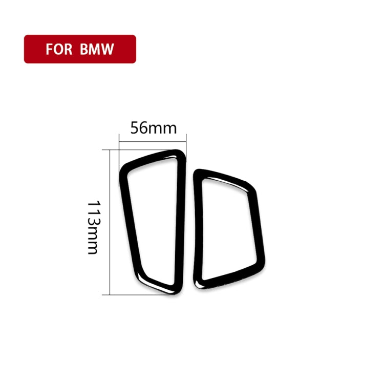 For BMW 5 Series F07 5GT 535i 2010-2016 Car Instrument Air Outlet Decorative Sticker, Left Drive, Instrument Air Outlet, Left Drive