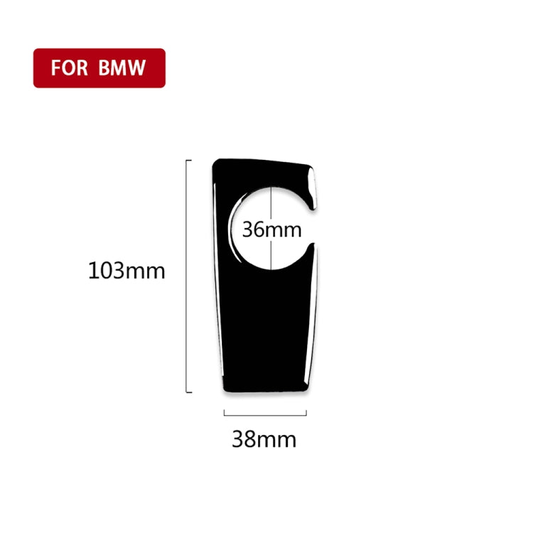 For BMW 5 Series F07 F10 F25 F26 / GT X3 X4 2009-2016 Car Handbrake Below Panel Decorative Sticker, Left Drive, Handbrake Below Panel, Left Drive