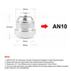 AN10 Car Oil Pipe Joint Breathable Pot Connector, AN10