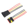 10pcs 4P Car Waterproof Plug Car Connector Plug-In, Length：10cm, 5P