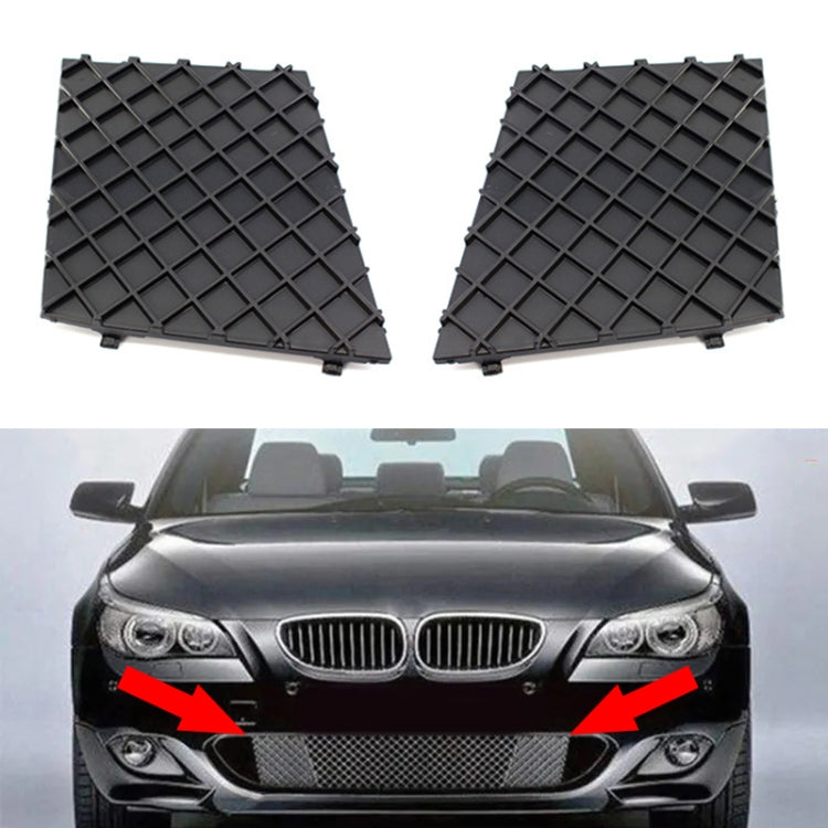 For BMW E60 2003-2010 1 Pair Car Front Bumper Lower Grille Cover
