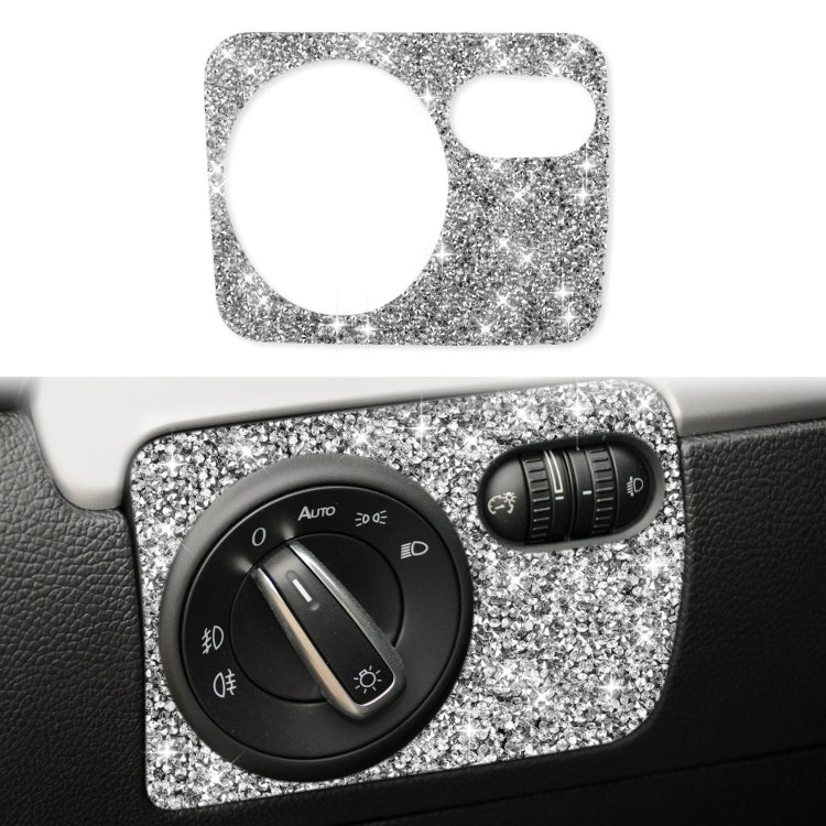 Car Headlight Diamond Decoration Cover Sticker for Volkswagen Golf 6