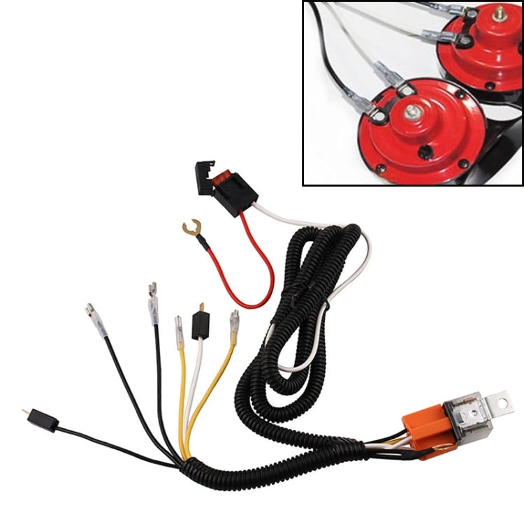24V Horn Wiring Harness Relay Kit for Car Truck Grille Mount Blast