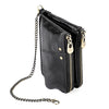 LT3533 Long Crazy Horse Texture Cowhide Leather Folding Anti-magnetic RFID Wallet Clutch Bag for Men, with Card Slots & Shoulder Strap, LT3533 Black, LT3533 Coffee, LT3533 Blue, LT3533 Red, LT3533 Yellowish-brown