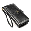 3556 Large Capacity Long Multi-function Anti-magnetic RFID Wallet Clutch for Ladies with Card Slots