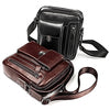 6029 Multifunctional Fashion Top-grain Leather Messenger Bag Casual Men Shoulder Bag