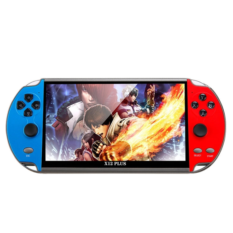 Powkiddy X12 Plus Retro Classic Games Handheld Game Console with 7 inch HD Screen & 16GB Memory, Support MP4 / E-book