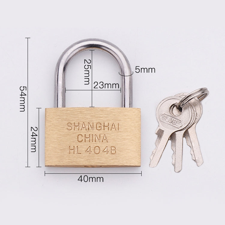 Copper Padlock Small Lock, Style: Short Lock Beam, 40mm Open, Short, 40mm Open
