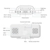 8821 LED Mirror Dual-purpose Snooze Alarm Clock, 8821(Black), 8821(White)