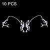 10 PCS Dual Funny Go Fishing Styling Reflective Car Sticker, Size: 25cm x 9.5cm, Fishing Styling 3