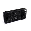 Car Seat Belts Crystal Clip Fixer Tightening Regulator, Crystal Black