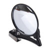 Vehicle Front Blind Area Wide-angle Adjustable Observation Mirror, Black Right Side, Silver Left Side