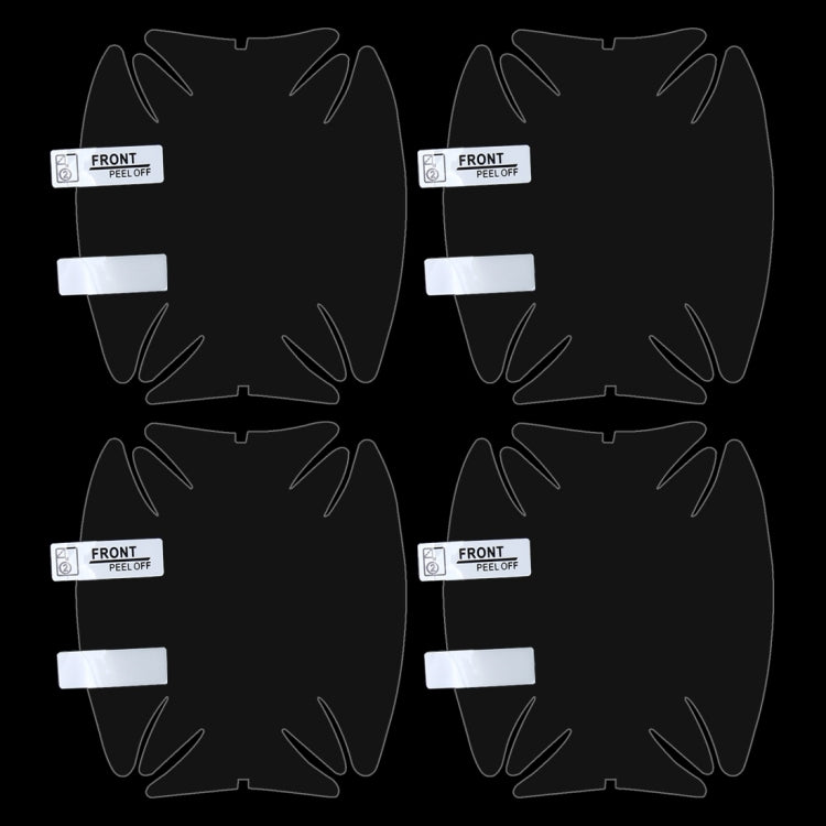 4 PCS Car Auto OPVC Door Bowl Handle Anti-scratch Protective Film for Audi, For Audi