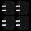 4 PCS Car Auto OPVC Door Bowl Handle Anti-scratch Protective Film for Audi, For Audi