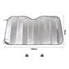 General Purpose Epe Car Sun Visor Before The File, Size: 140cm x 70cm, 140 x 70cm (Silver)