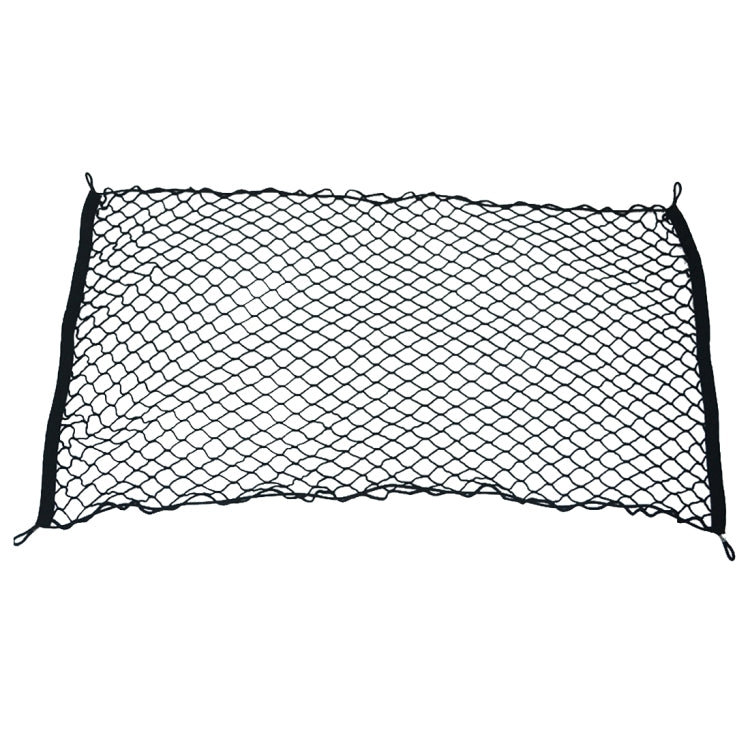 4 Hook Vehicle Universal Fit Trunk Mesh Cargo Storage Organizer Car Van SUV Back Item Net, Car Van SUV Back Item Net