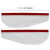 1 Pair Car Rearview Mirror Rain Blades Car Back Mirror Eyebrow Rain Cover Car Rearview Mirror Eyebrow Covers Flexible Protection Rainproof Decoration Accessories, 3R-2101
