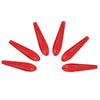 6 PCS Universal Resin Rear Spoiler Car Auto Rear Spoiler Exterior Rear Spoiler Kit Car Crash Strip Spoiler Routed Board Mute Rectifier Noise Reduction Spoiler