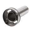 4 inch Universal Car 304 Stainless Steel Exhaust Pipe Muffler Unadjustable Tail Muffler Tip , 4 inch Unadjustable