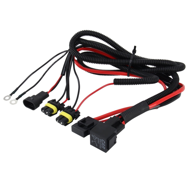 DC 12V 40A 9005 Bulb Strengthen Line Group HID Xenon Controller Cable Relay Wiring, 9005