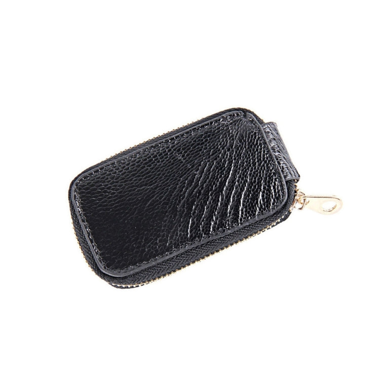 Universal Pure Cow Leather Waist Hanging Zipper Wallets Key Holder Bag (No Include Key), Key Holder Bag