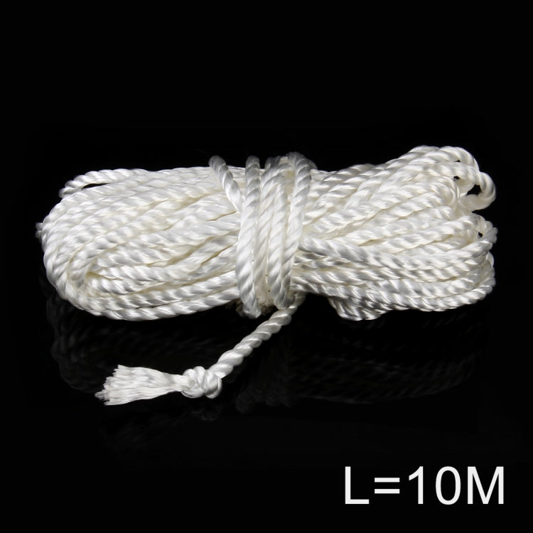 10m Multi-purpose Utility Household Use Camping Gardening Rope Nylon Braided Cord, 10m
