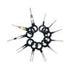 11 PCS Auto Car Plug Circuit Board Wire Harness Terminal Extraction Pick Connector Crimp Pin Back Needle Remove Tool, 11 PCS