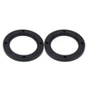 2 PCS 4 inch Car Auto ABS Loudspeaker Base Protection Hollow Cover Holder Mat, Inner Diameter: 10cm, 10cm