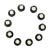 10 PCS 0.5W T4.7 Wedge Instrument Panel LED Light Dashboard Gauge Cluster Indicator Lamp Bulb, 0.5W T4.7
