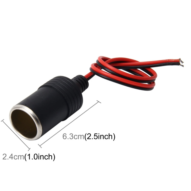 DC 12V Car Cigarette Lighter Power Plug Socket, Extension Cord Cable Length: 35 cm, 12V Length: 35 cm