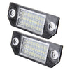 2 PCS License Plate Light with 24  SMD-3528 Lamps for Ford Focus,2W 120LM,6000K, DC12V(White Light), For Ford Focus