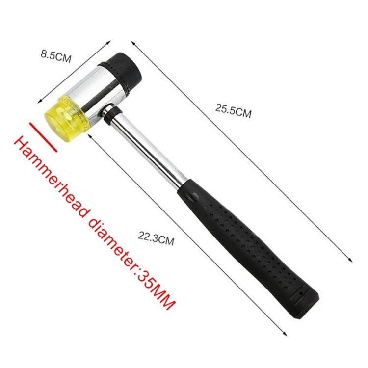 35mm Mini Steel Handle Round Head Hammer, 35mm